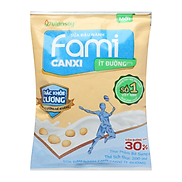 Sữa Đậu Nành Fami Canxi Ít Đường Bịch 200Ml