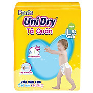 Tã Quần UniDry Gói Cực Đại L54 54 Miếng