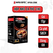 Cà Phê Đen Đá Napoli Coffee 5 gói x 17g -Cafe Hoà Tan 2IN1 Từ Arabica Hạt