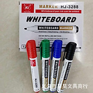 Bút lông viết bảng trắng xóa được WHITEBOARD mực xanh đen đỏ loại to tiện