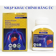 Viên uống giải độc gan Vitatree Super Live detox , hộp 100v