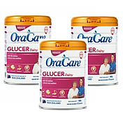 Bộ 3 lon Sữa Oracare Glucer Dairy lon 900g