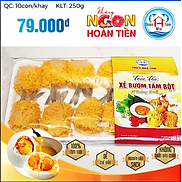 Tôm Thẻ Xẻ Bướm Tẩm Bột - Vị Trứng Muối