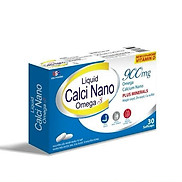 Viên Uống Bổ Sung Canxi Nano Omega 3 - Dành Cho Người Cần Bổ Sung Canxi