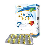 Thực phẩm chức năng viên uống bổ sung Omega 3 6 9, Hộp 30 viên