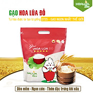 Gạo Hoa Lúa Đỏ - Túi 2kg - Dẻo mềm, vị ngọt đậm, thơm đặc trưng