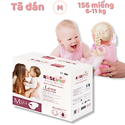 Thùng Bỉm Dán Rose Baby Size M52 156 miếng