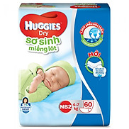 Miếng lót Huggies Dry NB2 60 miếng gói