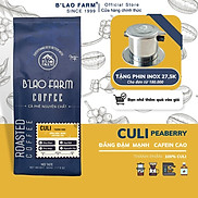 Cà phê nguyên chất CULI B LAO FARM cà phê rang mộc dành cho pha phin cực