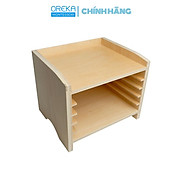 Đồ chơi trẻ em Oreka Montessori Kệ ghép hình 5 vị trí - 0690300