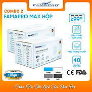 Khẩu Trang Y Tế Kháng Khuẩn Cao Cấp Famapro Max Kháng Virus, Bụi