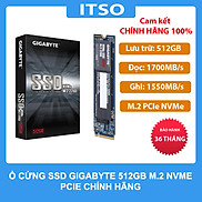 Ổ cứng SSD Gigabyte 512GB M.2 PCIe NVMe Gen3x4 - Hàng chính hãng