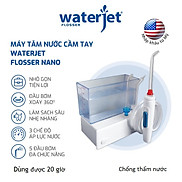 Máy tăm nước cá nhân không dây Waterjet Cordless Nano 5 đầu tăm, dùng được