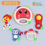 Túi đồ chơi xúc xắc lục lạc cho bé set 5 món Toys House 776