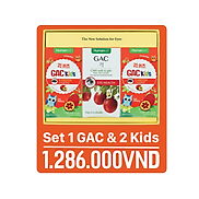 MUA 2 TẶNG 1 - Set 1 Gac người lớn & 2 GAC Kid Viên nang dầu gấc bổ mắt,