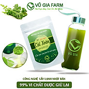 Bột Cải Xoăn Sấy Lạnh Nguyên Chất Vũ Gia+ Tặng Chai Thủy Tinh Đựng Nước Ép