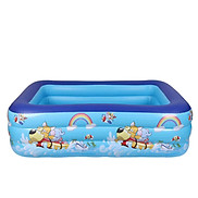 Bể bơi phao cho bé swimming poll KT 120x90x35cm tặng kèm 1 lọ keo và 2