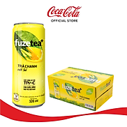 Thùng 24 lon Trà Chanh Sả Fuzetea 320mlx24