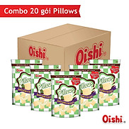 Combo 20 gói Oishi Snack Nhân Vị Sữa Dừa Pillows 100g gói