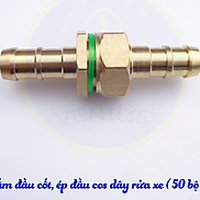 Bộ ép đầu dây máy rửa xe đầu đực + cái + áo ép - Đuôi chuột phi 8mm - Cỡ