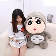 Gấu bông cậu bé Shin đội lốt Totoro 50cm