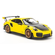 Mô hình xe Porsche 911 GT2 RS Yellow 1 24 Maisto 31523