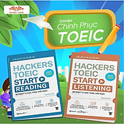 Trạm Đọc Combo 2 Cuốn Hackers Toeic Start Listening + Reading