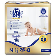 Mẫu mới Tã quần Unidry G3X Supreme siêu mỏng size M - 76+8 miếng