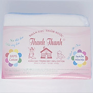 Khăn gạc Thanh Thanh Trung Dày 10 cái 4 lớp 30x37cm 100% cotton