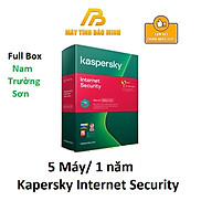 Phần mềm Kaspersky Internet 5PC 1 năm - Hàng chính hãng