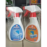 Dung Dịch Tẩy Quần Áo Đa Năng Lafum Set 2 Chai 600ml đánh bay mọi vết bẩn