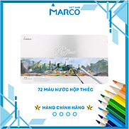 Hộp Bút Chì Màu Nước Chuyên Nghiệp Marco Raffine 7120 Kèm Cọ, Hộp Thiếc