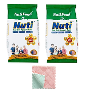 Combo 2 túi sữa bột Nguyên kem Nutifood 400g