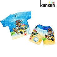 Quần áo trẻ em KUNKUN TP805 chó cứu hộ paw patrol cho bé trai size đại từ