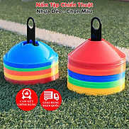 Bộ 10 Nấm Chiến Thuật Bóng Đá,Cone Tập Luyện Thể Thao Chiều Cao 16cm