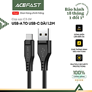 Cáp Acefast USB-A to Type C 1.2m - C3-04 Hàng chính hãng Acefast