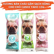 Xương Gặm Sạch Răng Cho Chó, Xương Bàn Chải Canxi Yaho 15g