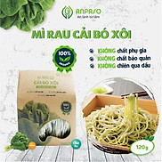 Mì Rau Eat Clean Cải Bó Xôi Hữu Cơ Organic Anpaso, Giảm Cân , ăn chay