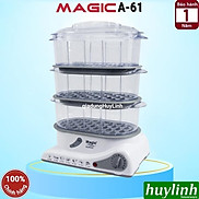 Nồi hấp điện 3 tầng Magic Korea A61 - 10 lít - Hẹn giờ 60 phút