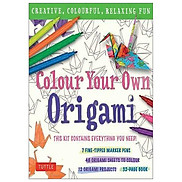 Color your own origami kit