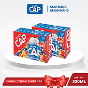 Bia SUPER CAP TẾT combo 2 thùng 24 lon 330ml