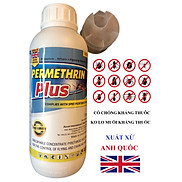 Thuốc diệt muỗi và côn trùng Permethrin Plus 50EC chai 1 lít tác dụng mạnh