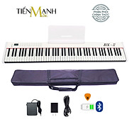 Đàn Piano Điện Bora BX-II Trắng - 88 Phím nặng Cảm ứng lực BX2 Midi