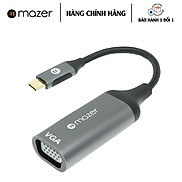 Bộ Chuyển Đổi Mazer ALU USB-C to VGA 1080P Adapter - Hàng Chính Hãng