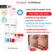 Combo 3 Mẫu Thử Atopalm cho bé Cream + Lotion + Sữa tắm gội Top To Toe Wash