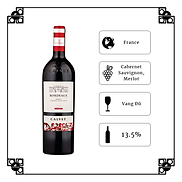 Rượu Vang Đỏ Calvet Conversation Merlot Cabernet AOP Bordeaux