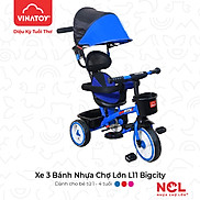 Xe 3 Bánh Nhựa Chợ Lớn L11 Big City Có mái che - M1853-X3B