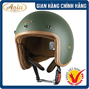 Mũ Bảo Hiểm 3 4 - Asia MT124C - Hàng Chính Hãng, Bảo Hành 1 năm