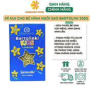 Mì nui cho bé hình ngôi sao Bartolini 250g, thức ăn dặm cho bé