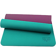 Thảm Tập Yoga Zera Mat 8mm 2 Lớp Màu Xanh Ngọc Tặng Kèm Túi